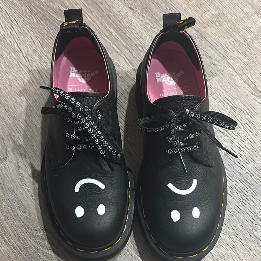 Dr. Martens Kids Black Leather Shoes